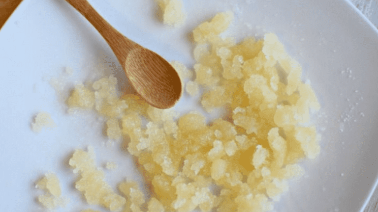 Honey Lemon Lip Scrub – With Organic Sugar