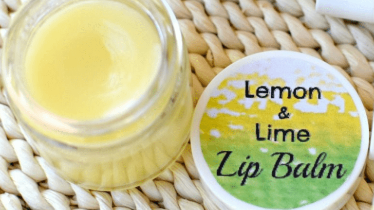 DIY Lemongrass Lip Balm with Coconut Oil
