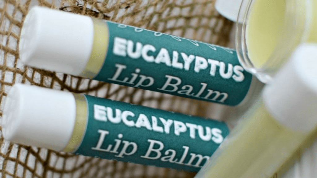 Homemade Eucalyptus Lip Balm