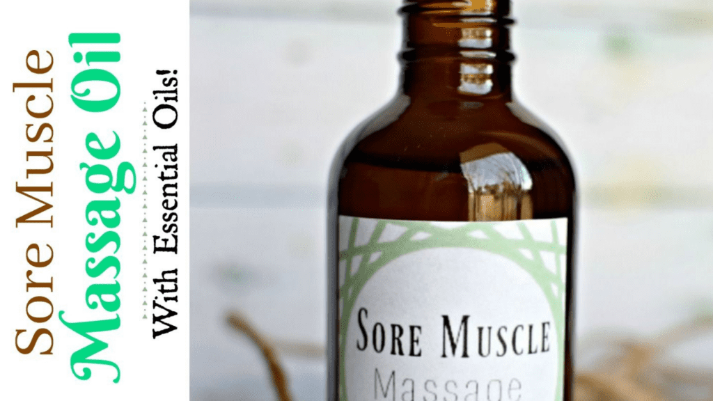 Sore Muscle Massage Oil